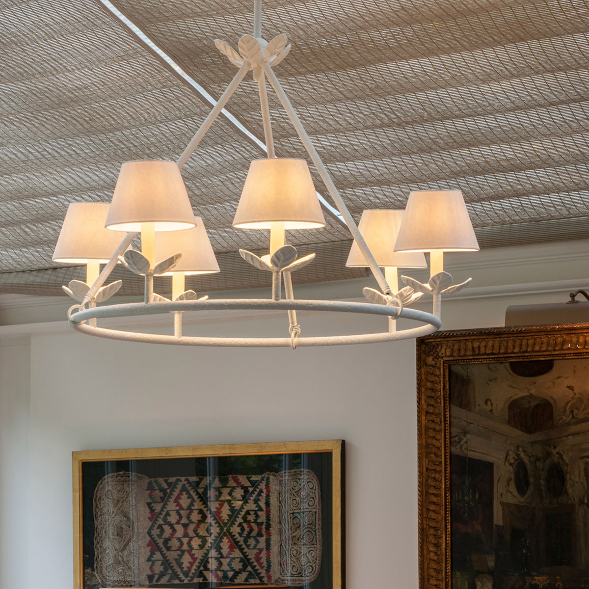 Montferrat Leaf Chandelier / Vaughan